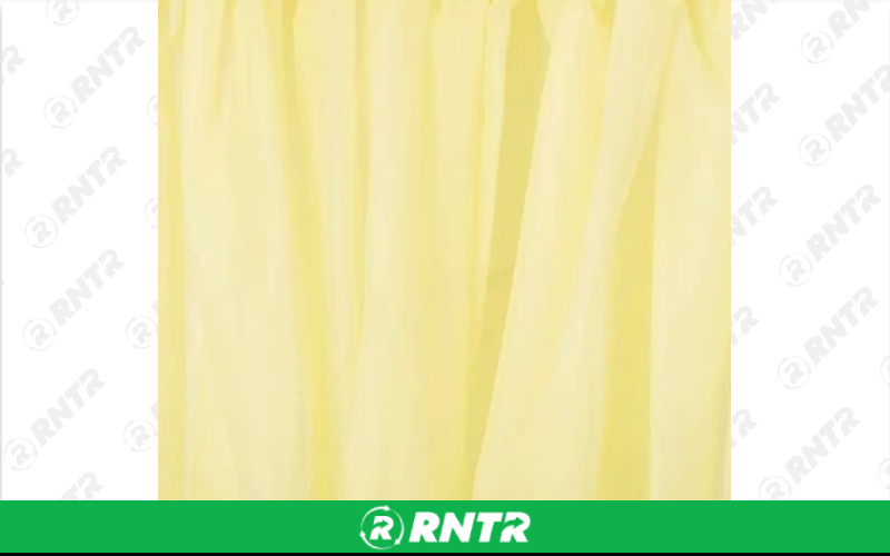 Generic 12' Sheer Drape Yellow – For rent in indianapolis, indiana – Ace Party Rental | RNTR.com – Image 1