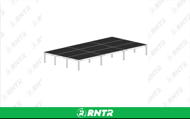 Generic 12' x 24' Stage (Inside/Outside) – For rent in indianapolis, indiana – Ace Party Rental | RNTR.com – Image 1