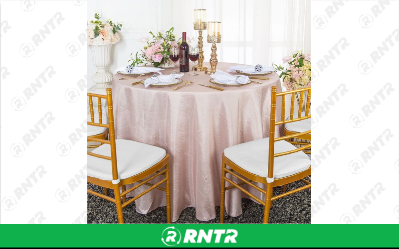 Generic 120 Round Crushed (Blush) – For rent in indianapolis, indiana – Ace Party Rental | RNTR.com – Image 1