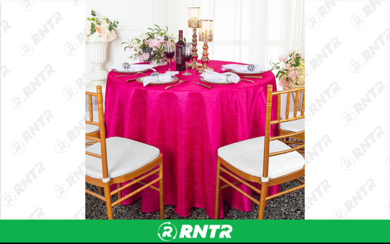 Generic 120 Round Crushed (Fuchsia) – For rent in indianapolis, indiana – Ace Party Rental | RNTR.com – Image 1