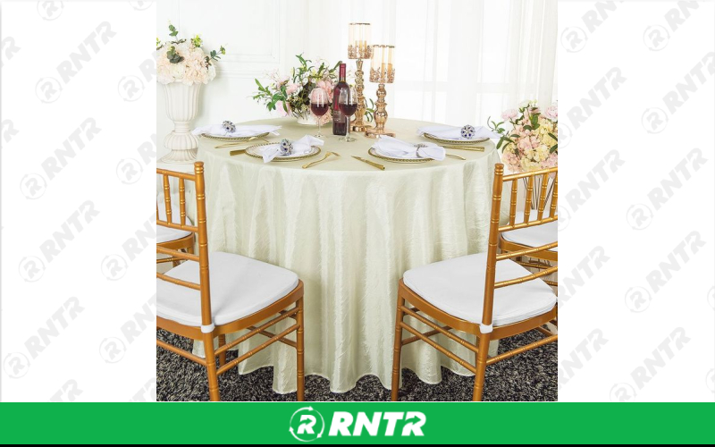 Generic 120 Round Crushed (Ivory) – For rent in indianapolis, indiana – Ace Party Rental | RNTR.com – Image 1