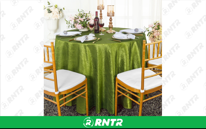 Generic 120 Round Crushed (Moss Green) – For rent in indianapolis, indiana – Ace Party Rental | RNTR.com – Image 1