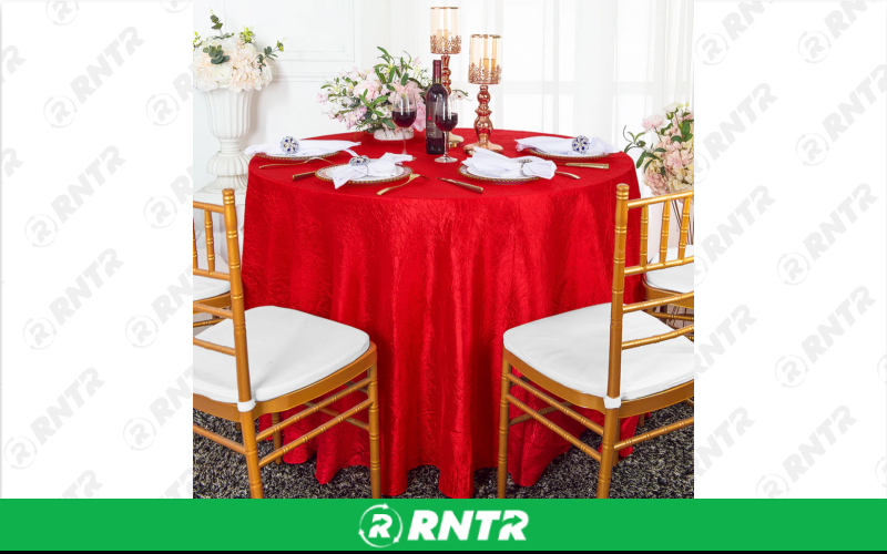 Generic 120 Round Crushed (Red) – For rent in indianapolis, indiana – Ace Party Rental | RNTR.com – Image 1