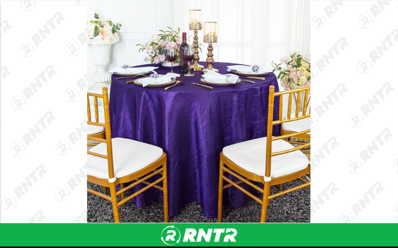 Generic 120 Round Crushed (Regency Purple) – For rent in indianapolis, indiana – Ace Party Rental | RNTR.com – Image 1