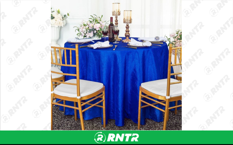 Generic 120 Round Crushed (Royal Blue) – For rent in indianapolis, indiana – Ace Party Rental | RNTR.com – Image 1