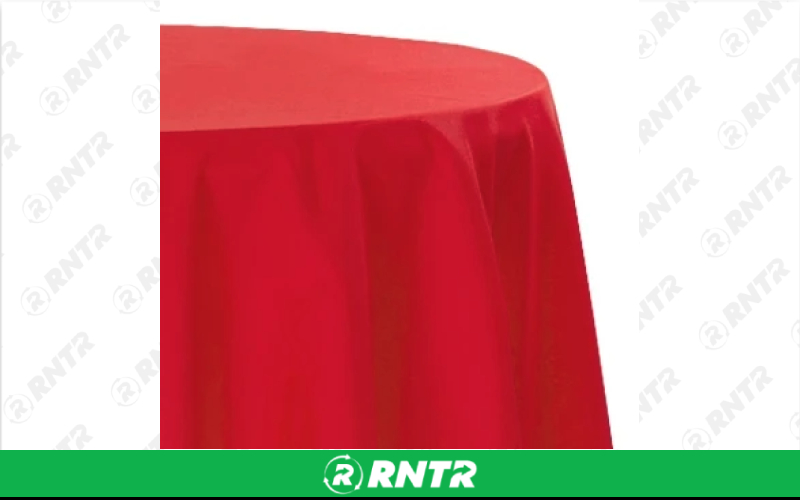 Generic 120 Round Polyester (Apple Red) – For rent in indianapolis, indiana – Ace Party Rental | RNTR.com – Image 1