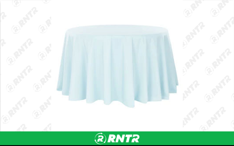 Generic 120 Round Polyester (Baby Blue) – For rent in indianapolis, indiana – Ace Party Rental | RNTR.com – Image 1