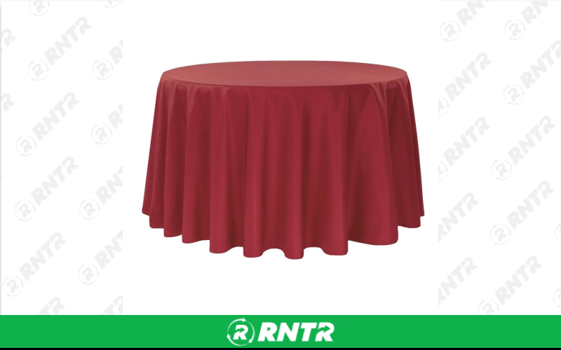 Generic 120 Round Polyester (Cardinal Red) – For rent in indianapolis, indiana – Ace Party Rental | RNTR.com – Image 1