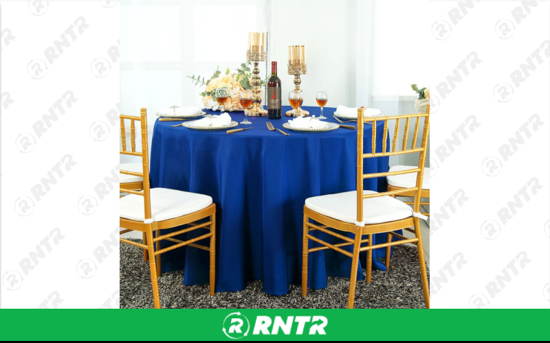 Generic 120 Round Polyester (Dark Royal Blue) – For rent in indianapolis, indiana – Ace Party Rental | RNTR.com – Image 1