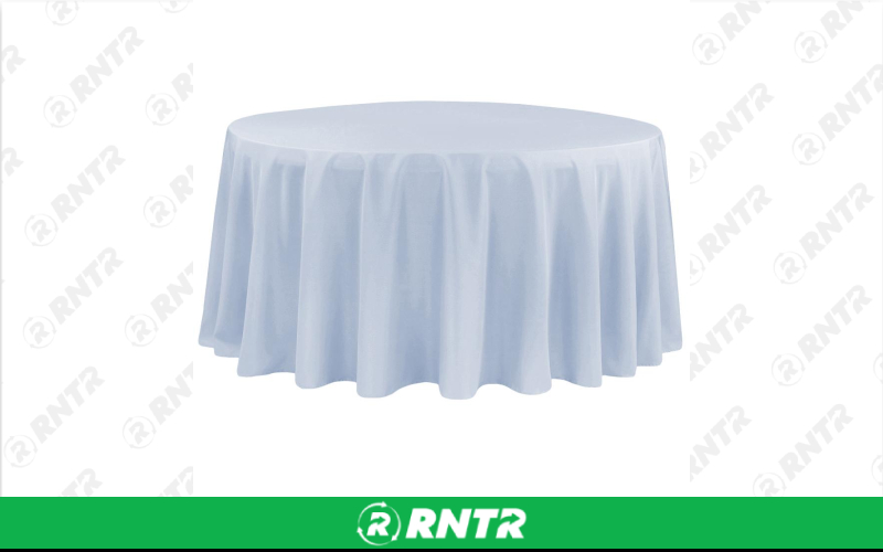 Generic 120 Round Polyester (Dusty Blue) – For rent in indianapolis, indiana – Ace Party Rental | RNTR.com – Image 1