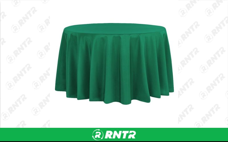 Generic 120 Round Polyester (Emerald Green) – For rent in indianapolis, indiana – Ace Party Rental | RNTR.com – Image 1