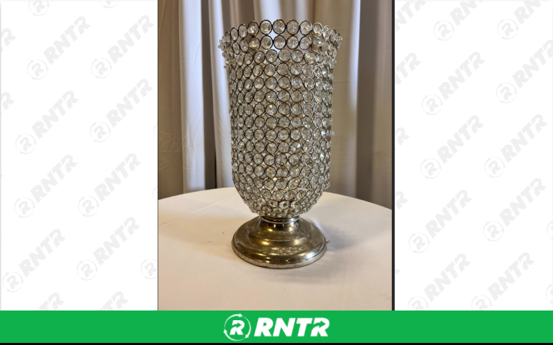 Generic 14 Bell Top Centerpiece (Silver/Crystal) – For rent in indianapolis, indiana – Ace Party Rental | RNTR.com – Image 1