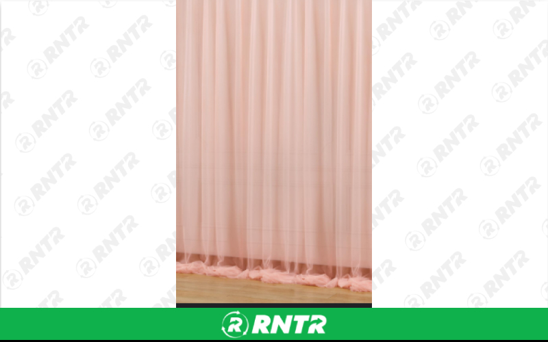 Generic 16' Sheer Drape (Peach) – For rent in indianapolis, indiana – Ace Party Rental | RNTR.com – Image 1