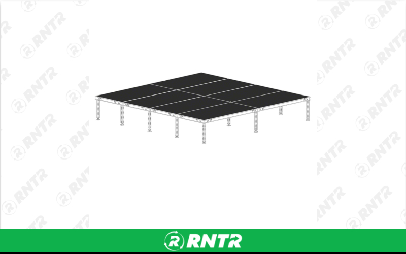 Generic 16' x 16' Stage (Inside/Outside) – For rent in indianapolis, indiana – Ace Party Rental | RNTR.com – Image 1