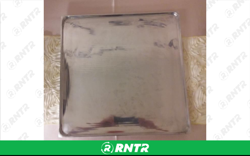 Generic 17.5 Square Metal Serving Tray – For rent in fort-madison, iowa – Complete Rental | RNTR.com – Image 1
