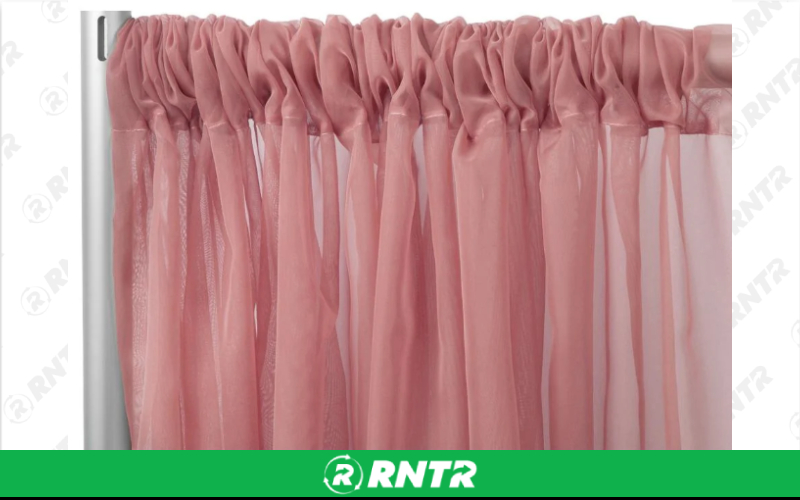 Generic 25' Sheer Drape (Mauve) – For rent in indianapolis, indiana – Ace Party Rental | RNTR.com – Image 1