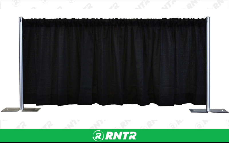 Generic 3' x 10' Black Banjo Section – For rent in indianapolis, indiana – Ace Party Rental | RNTR.com – Image 1