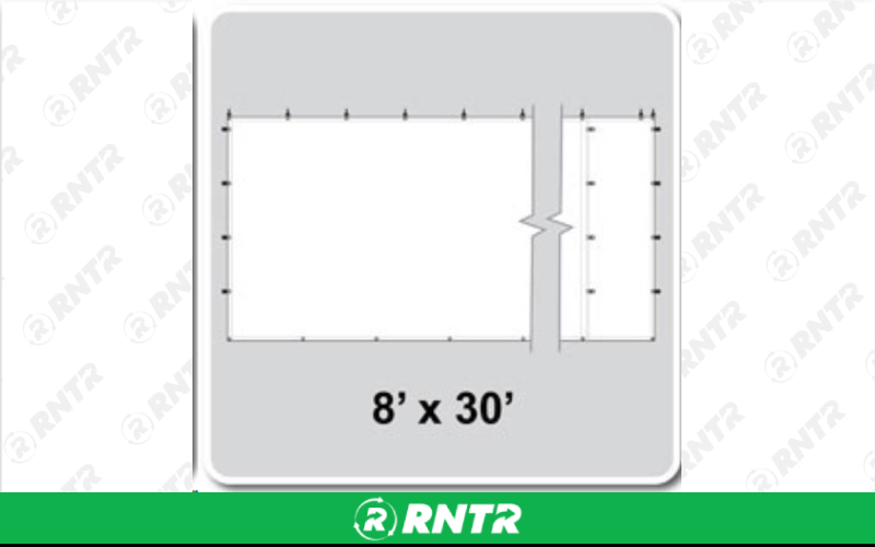Generic 30' Sidewall White Blackout – For rent in Fort Madison, Iowa – Complete Rental | RNTR.com – Image 3 of 3