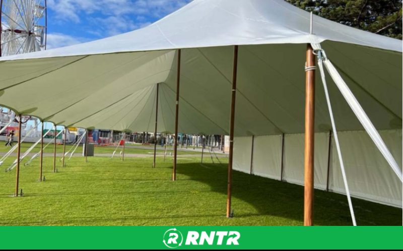 Generic 38' x 97' Sailcloth Tent – For rent in indianapolis, indiana – Ace Party Rental | RNTR.com – Image 1
