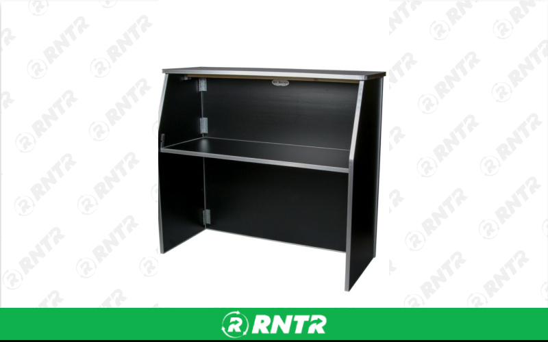 Generic 4' Foldable Bar - Black – For rent in south-hackensack, new-jersey – Rentastic Party Rental | RNTR.com – Image 1