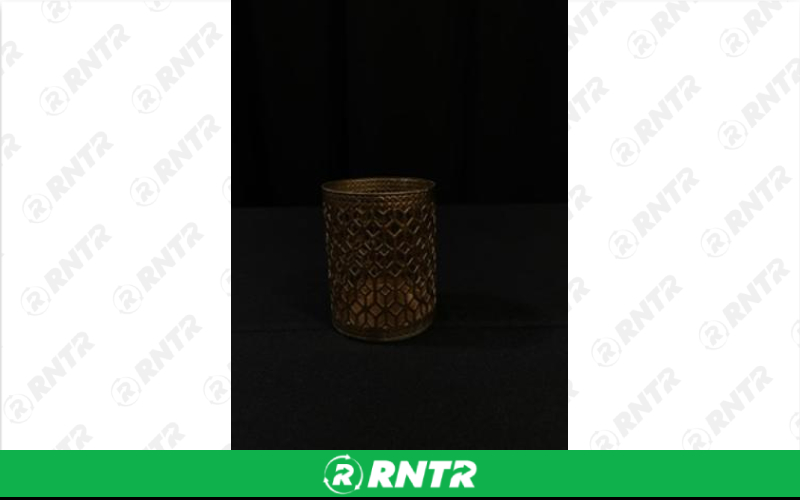 Generic 4 Tealight Holder (Gold) – For rent in indianapolis, indiana – Ace Party Rental | RNTR.com – Image 1