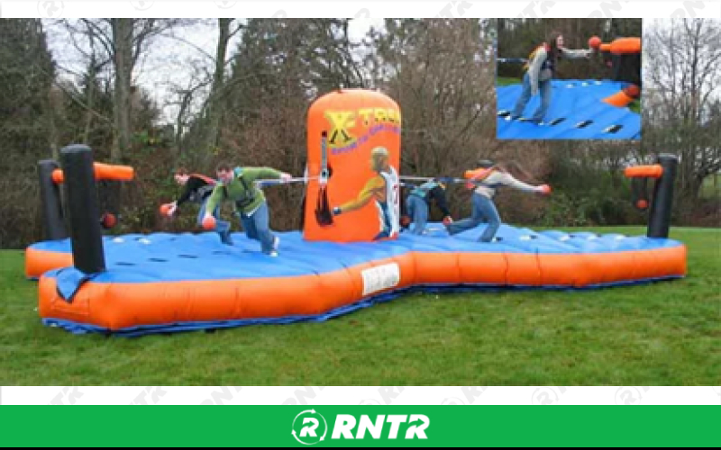 Generic 4-Way Bungee Challenge Inflatable – For rent in indianapolis, indiana – Ace Party Rental | RNTR.com – Image 1