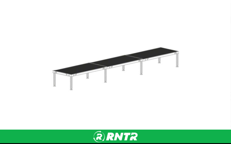 Generic 4' x 24' Stage (Inside/Outside) – For rent in indianapolis, indiana – Ace Party Rental | RNTR.com – Image 1