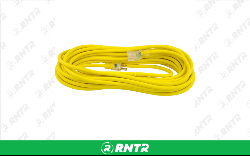Generic 50' 12-Gauge Yellow/Green Extension Cord – For rent in kenosha, wisconsin – Lee\'s Rent It LLC | RNTR.com – Image 1