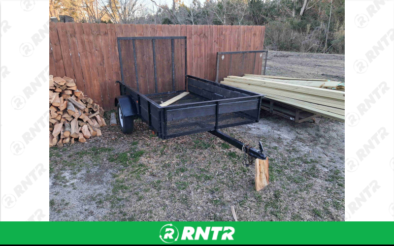 home 5×8ft Utility Trailer – For rent in merritt, north-carolina – L&M Trades LLC  | RNTR.com – Image 1