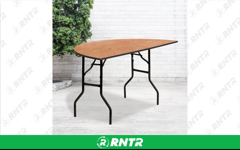 Generic 60 Half Round Table – For rent in indianapolis, indiana – Ace Party Rental | RNTR.com – Image 1