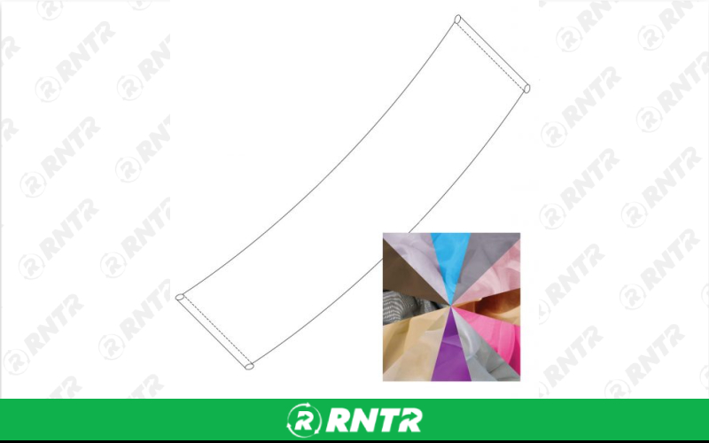 Generic 70' Sheer Voile Drape (White) – For rent in Indianapolis, Indiana – Ace Party Rental | RNTR.com – Image 2 of 2