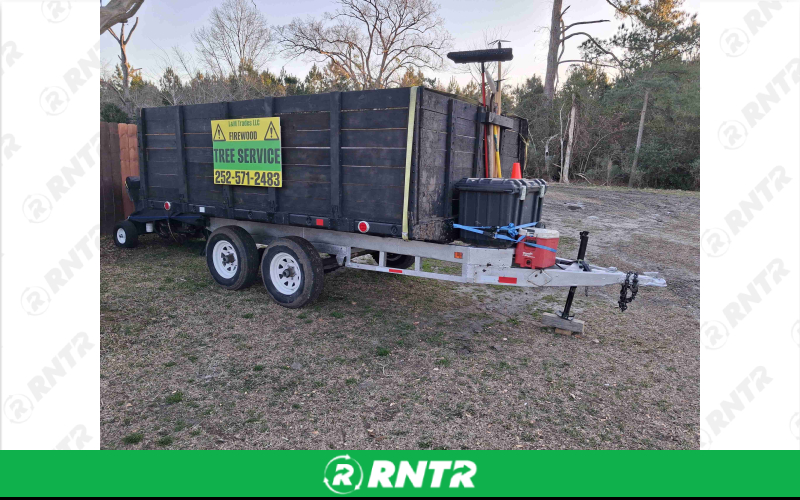 home 7×12×3ft trailer with tailgate – For rent in merritt, north-carolina – L&M Trades LLC  | RNTR.com – Image 1