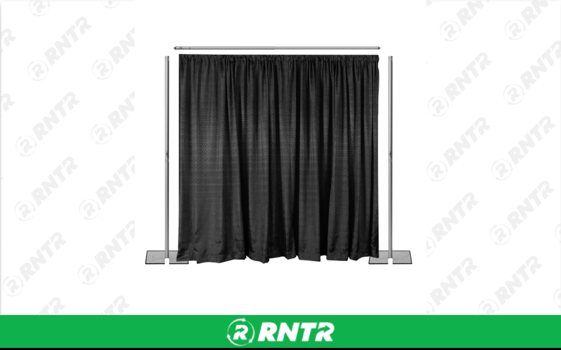 Generic 8' x 10' Black Banjo Section – For rent in indianapolis, indiana – Ace Party Rental | RNTR.com – Image 1