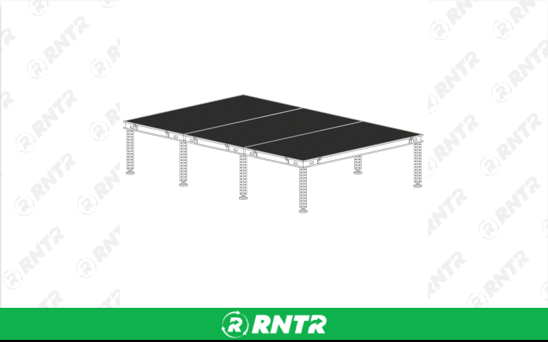 Generic 8' x 12' Stage (Inside/Outside) – For rent in indianapolis, indiana – Ace Party Rental | RNTR.com – Image 1