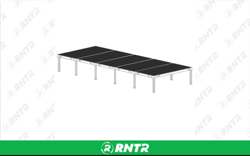 Generic 8' x 20' Stage (Inside/Outside) – For rent in indianapolis, indiana – Ace Party Rental | RNTR.com – Image 1