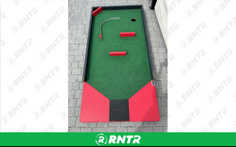 Generic 9 Hole Mini Golf Game (WOODEN) – For rent in indianapolis, indiana – Ace Party Rental | RNTR.com – Image 1