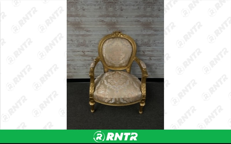 Generic Amelia Chair (Gold) – For rent in indianapolis, indiana – Ace Party Rental | RNTR.com – Image 1