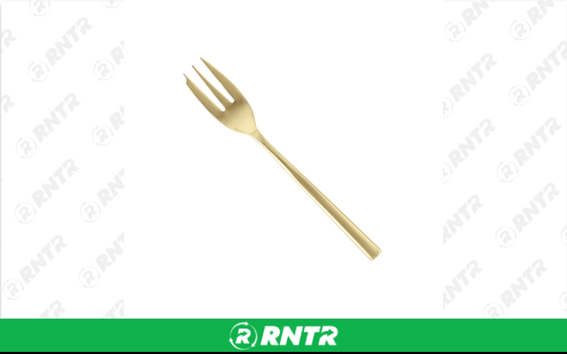 Generic Arezzo Cake Fork* (Brushed Gold) – For rent in indianapolis, indiana – Ace Party Rental | RNTR.com – Image 1
