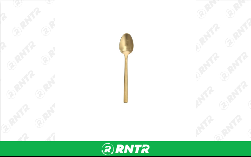 Generic Arezzo Large Teaspoon (Brushed Gold) – For rent in indianapolis, indiana – Ace Party Rental | RNTR.com – Image 1
