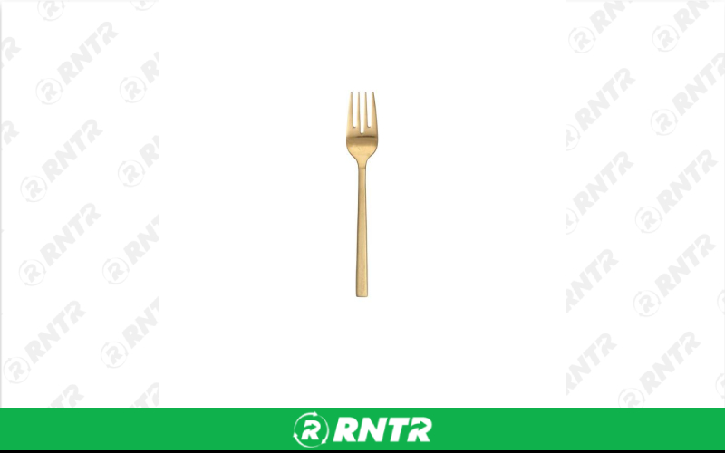 Generic Arezzo Salad Fork (Brushed Gold) – For rent in indianapolis, indiana – Ace Party Rental | RNTR.com – Image 1