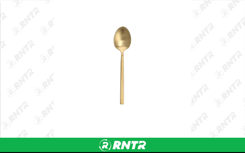 Generic Arezzo Soup Spoon (Brushed Gold) – For rent in indianapolis, indiana – Ace Party Rental | RNTR.com – Image 1