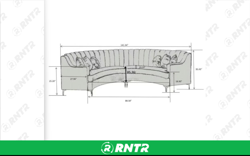 Generic Banquette Velvet (Ivory) (2 Piece Round) – For rent in Indianapolis, Indiana – Ace Party Rental | RNTR.com – Image 2 of 3