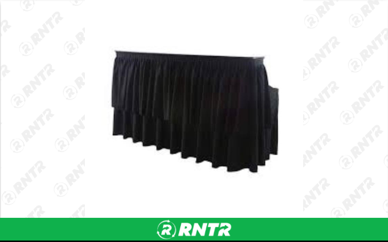 Generic Bar Skirt 43x96 Black – For rent in fort-madison, iowa – Complete Rental | RNTR.com – Image 1