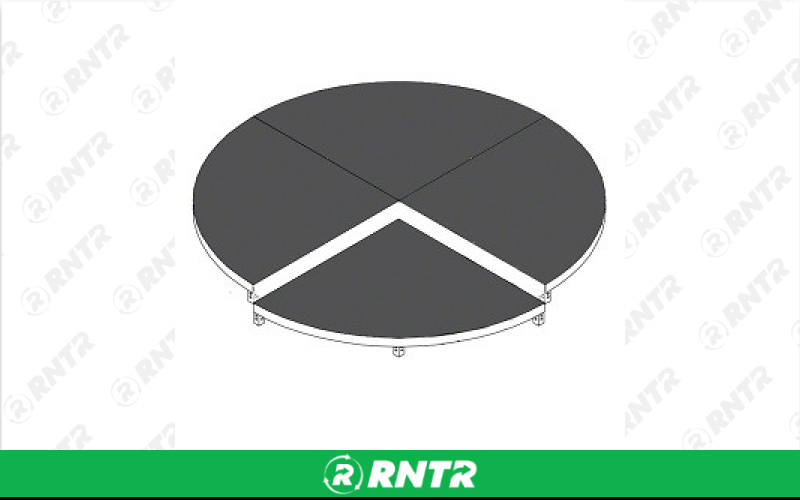 Generic BilJax Round Deck – For rent in south-hackensack, new-jersey – Rentastic Party Rental | RNTR.com – Image 1