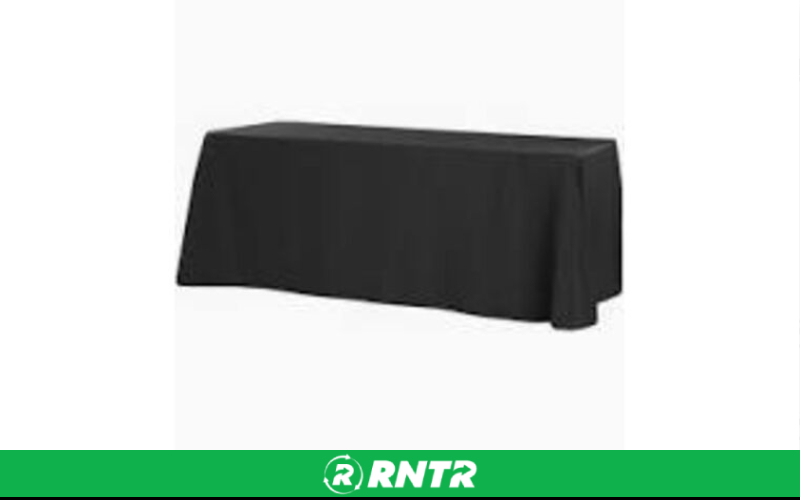Generic Black Banquet Linen – For rent in salt-lake-city, utah – All CIty Event Rentals | RNTR.com – Image 1