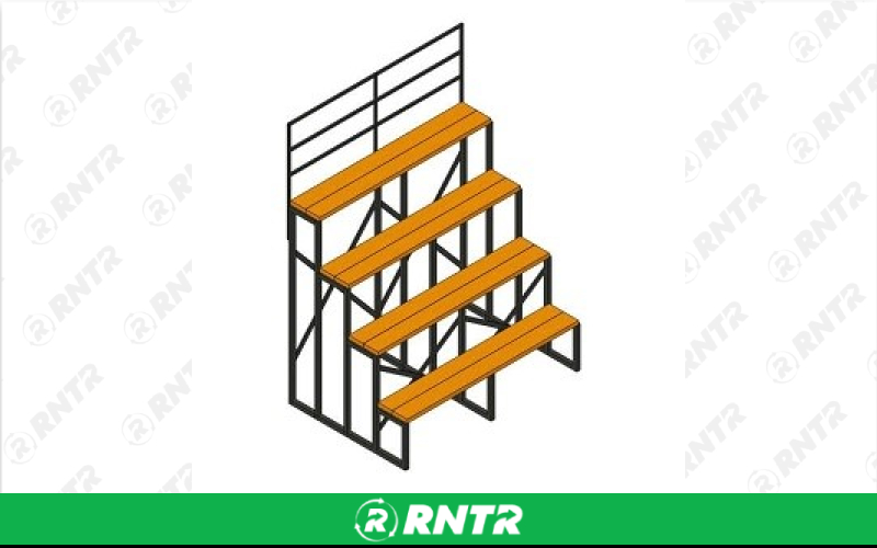 Generic Bleachers – For rent in south-hackensack, new-jersey – Rentastic Party Rental | RNTR.com – Image 1