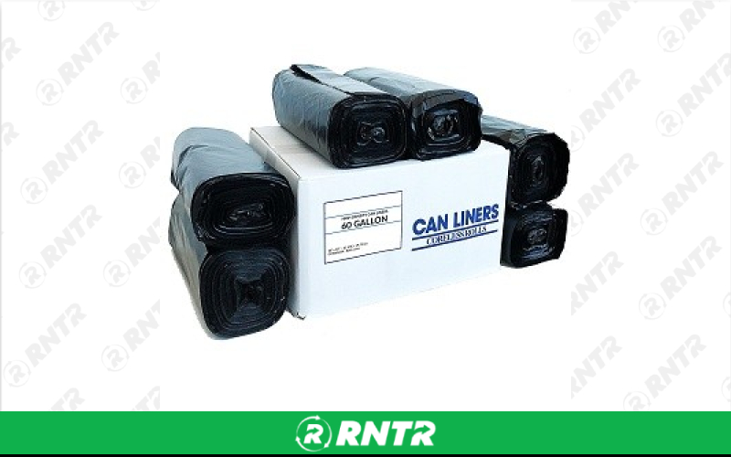 Generic CAN LINER - TRASH BAGS - 55 GALLON BLACK – For rent in south-hackensack, new-jersey – Rentastic Party Rental | RNTR.com – Image 1