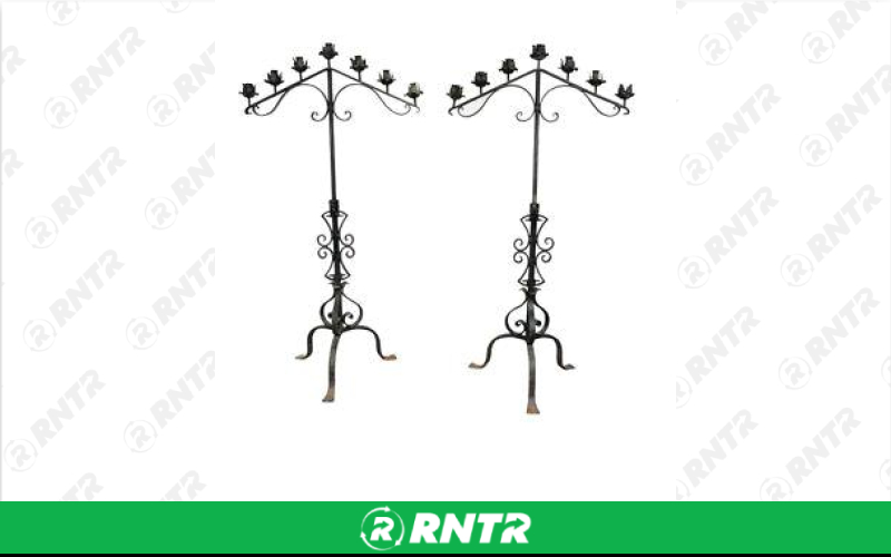 Generic Candelabra Black 7-Light Adj (pair) – For rent in fort-madison, iowa – Complete Rental | RNTR.com – Image 1