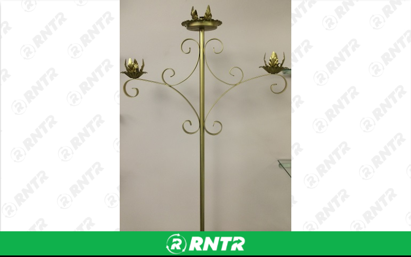 Generic Candelabra Gold 3-Light (pair) – For rent in fort-madison, iowa – Complete Rental | RNTR.com – Image 1