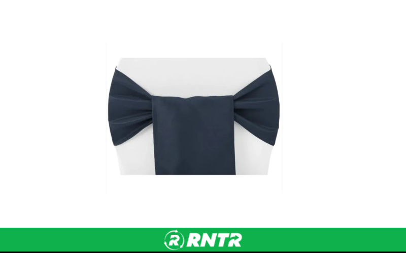 Generic Chair Tie - Black – For rent in salt-lake-city, utah – All CIty Event Rentals | RNTR.com – Image 1